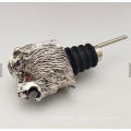 animal Zinc alloy metal wine pourer and stopper